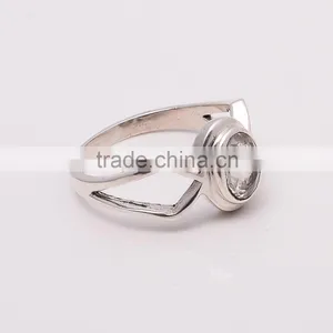 WHITE TOPPAZ RING ,925 Sterling Silver Jewelry Wholesale,WHOLESALE SILVER JEWELRY,SILVER EXPORTER,SILVER JEWELRY FROM INDIA thumbnail-2