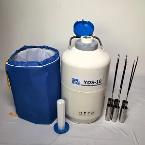High-Performance Liquid Nitrogen Tank Yds10-210 for Frozen Sperm Storage thumbnail-4