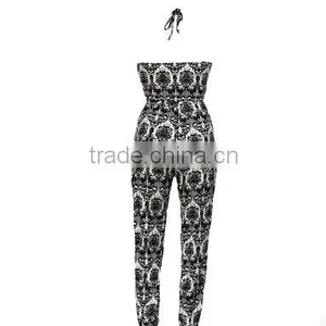 2015 Show Thin Printed Chiffon Jumpsuits Summer Clothes Pants Female Leisure Trousers OEM Service thumbnail-5
