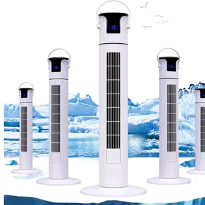 Vertical Tower Type Bladeless Silent Electric Fan Without Blades（Wechat:13510231336） thumbnail-2