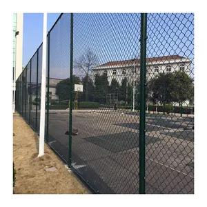 6-foot Galvanized PVC-coated Chain Link Fence Made in the Philippines, Suitable for Stadiums, Soccer Fields, and Sports Field Fencing. thumbnail-3
