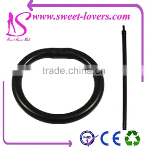 Black Silicone Bullet Cock Ring Sex Toys for Men Vibrating Penis Ring thumbnail-5