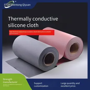 Shentong Qiyuan Thin Silicone Tape, High Thermal Conductivity, Insulation and Shock Absorption, Cuttable Specifications, Customization Supported thumbnail-1
