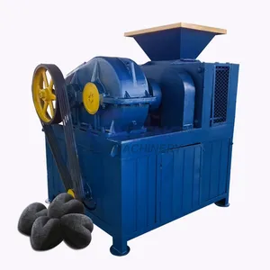 Large Capacity Charcoal Briquette Making Machine Charcoal Ball Press Machine EPC thumbnail-1