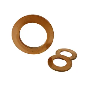 Custom Shaped Purple Copper Gaskets, Square and Round Copper Gaskets, Non-standard Processing thumbnail-2