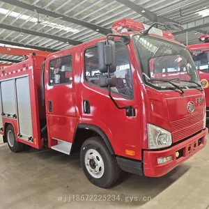 Jiefang Export Type 2.5-cubic-meter Water Tank Fire Truck, Small and Medium-sized Rescue and Fire Extinguishing Vehicle thumbnail-2