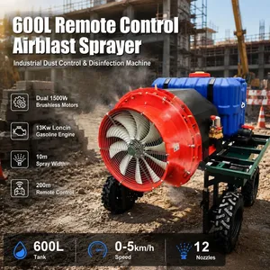 600L Remote Control Airblast Sprayer Agricultural Orchard Spraying Machine for Farm Crop Protection thumbnail-1