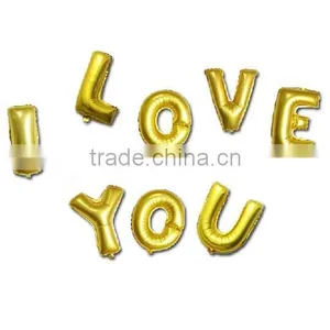 High Quality Printed Balloon, Silver/gold Foil/aluminum Balloon, Helium Foil Letter Balloon thumbnail-2