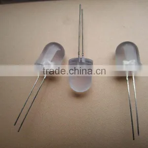 Milky Red Color 10mm Round Led Lamp thumbnail-3