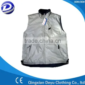Male Quality Vest Thick Padding Jacket Without Sleeves for Men thumbnail-1