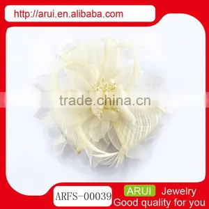 White Flowers for Hair Jewelleries Wedding Crowns thumbnail-1