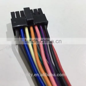 2 Rows x7 Pin Black 2.54 Pitch Connector Connection With 5A Fuse Wire Harness thumbnail-4