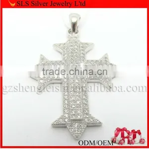 Silver Cross Pendant thumbnail-1