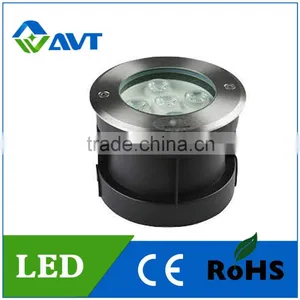 High Quality IP68 3W Round Underground Light for Garden thumbnail-1