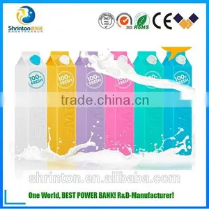 Wholesale Milk Power Bank Charger 2600mah With Top Battery thumbnail-1