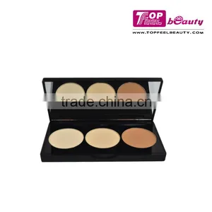 High Quality! 3 Color Concealer Makeup Palette With Mirror thumbnail-1