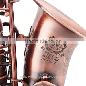 MAS-701 Antique Red Copper Alto Saxophone From China Factory thumbnail-5