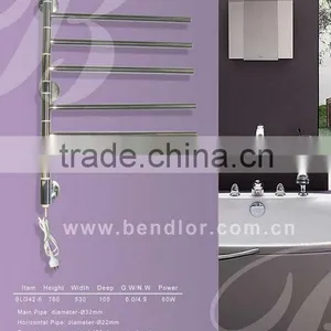 Swivel Stainless Steel TOWEL WARMER / HEATED TOWEL RAIL for Bathroom Using (BLG42-6) thumbnail-1