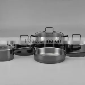 New Design Colorful Coating 18/10 Stainless Steel Kitchen Ware China Wholesale Cookware thumbnail-1