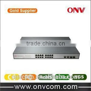 Best Quality High Power PoE Switch With 16 Ethernet Ports and 2 Gigabit Ports thumbnail-1