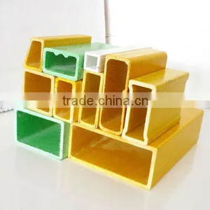 19mm to 50mm Frp Fiberglass Pultruded Square Rectangular Tube thumbnail-1