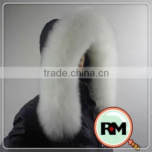 WHOLESALE Imitated White Fox Fur Sheep Fur Hood thumbnail-2