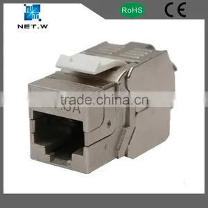 Rj45 Cat6A Keystone Jack, Cat7 Rj45 Modular Jack, Female Keystone Jack thumbnail-2
