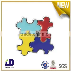 Full Color Enamel Metal Logo Pin Badge thumbnail-1