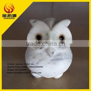 Marble Lovely Owl Decoration thumbnail-1