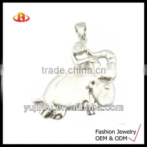 Lovely Lamb Pure Silver Pendant Charms thumbnail-1