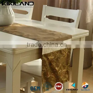Royal Fashion Wedding Decoration Satin Fabric Gold Table Runner thumbnail-1