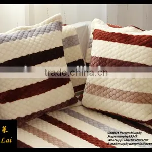 Cute Plain Warm and Cozy Polyester Flannel Fleece Pillowcase thumbnail-1