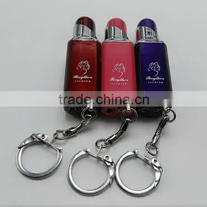 Fashion Metal Keychain Cigarette Type Lipstick Lighter thumbnail-2