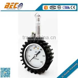 BECO 2" Tire Pressure Gauge 360 Degree Swivel Chuck for SUV, Truck Etc. Samples Ready thumbnail-1
