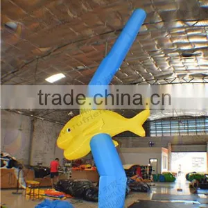 Special Fish Inflatable Advertising Dancer Showing Animals Attract Children Filled the Air Dancer thumbnail-1