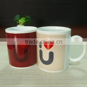 11oz Matt Finishing Ceramic Magic Mug With Customized Printing Cup by Yrbs thumbnail-2