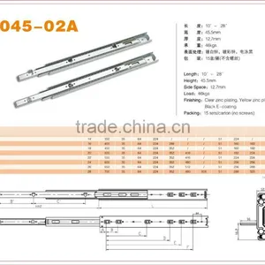 Bottom Mount Ball Bearing Drawer Slide Rail 1045-02A thumbnail-2