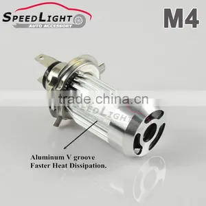 New Arrival M4 Motorcycle LED Headlight H4 20W 2000LM With Hi Low Bean thumbnail-3