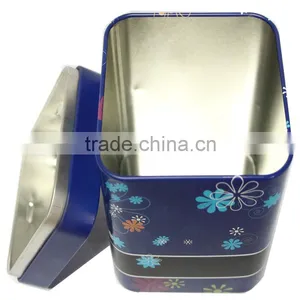 Square Chinese Tea Box/Customized Tea Tin Box/decorative Tin Boxes thumbnail-1