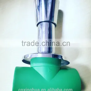 Green Color Ppr New Chrome Stop Valve With Brass for Water Supply System thumbnail-1