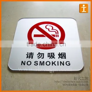 UV Flatbed Print Custom Full Colour High Quality No Smoking Sign thumbnail-1