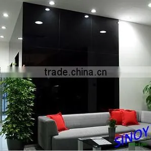 2mm to 6mm Colorful Double Coated SinoLaco Black Glass Mirror /Back Painted Glass for Wardrobe, Sliding Door, Glass Splashbacks thumbnail-2