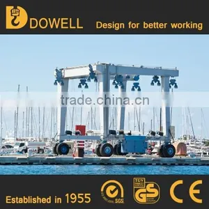 Top Crane Ruber Type Floating Boat Lift thumbnail-1