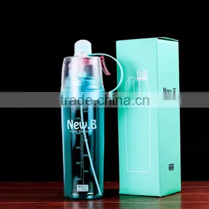 400ML Fashion Design BPA Free Plastic Water Bottle With Spray thumbnail-6