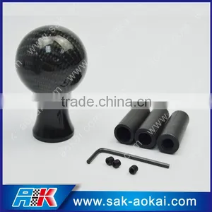Universal Carbon Fiber Gear Shift Knob Ball Style Gear Knobs thumbnail-2