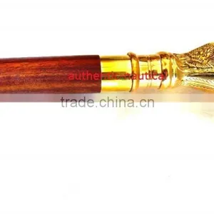 DESIGNER BRASS WALKING CANES-DECORATIVE WALKING CANES-VINTAGE STYLE CANES Wk1167 thumbnail-2