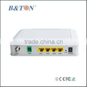 GEPON ONU Ethernet GPON WIFI 1PON Port SM Fiber 4FE GPON ONU ONT thumbnail-1