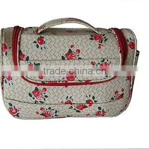 Hot Sale Leather Luggage With Makeup Bag thumbnail-5