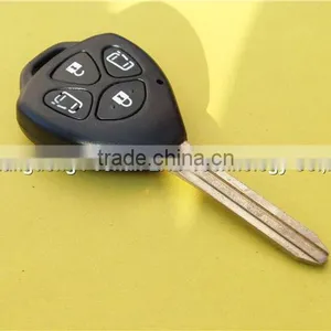 Keyless Entry 4 Button Replacement Remote Key Fob Case Blank Shell for Toyota Car Key Toy43 Blade thumbnail-4