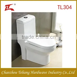 Whosesales Good Quality Hot Sell Products Floor Mount White Ceramic Wholesale Bathroom WC Toilet thumbnail-1